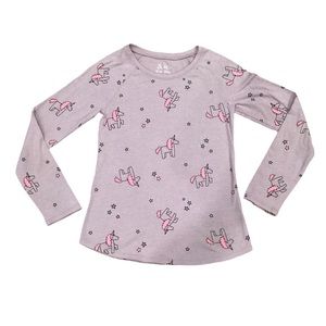 BOGO 🥳 Justice purple unicorn long sleeve T-shirt | girls 10 | casual play